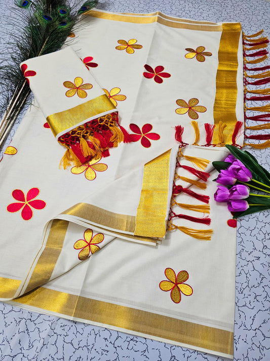Traditional ONAM Kasavu Collection