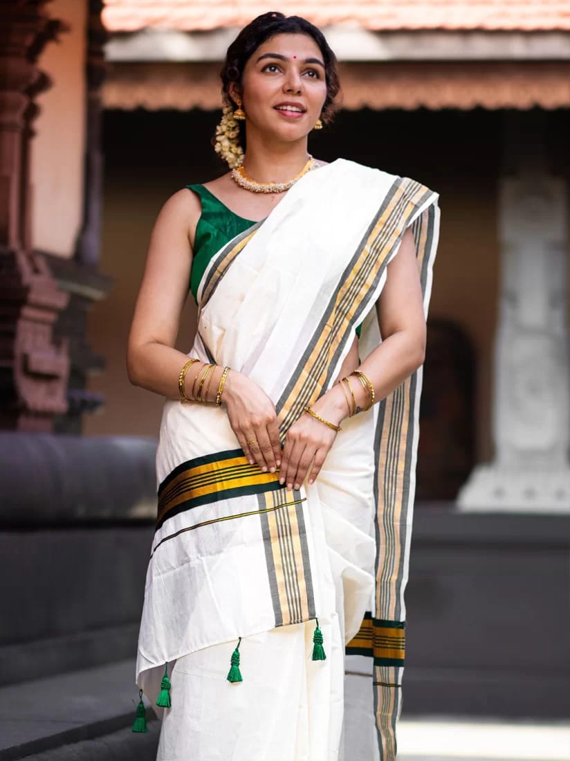 FANCY border Kerala saree