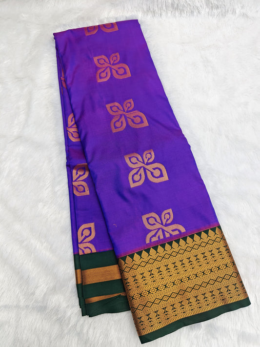 🌺 *_ kuttu Border SOFT SILK Sarees _*🌺