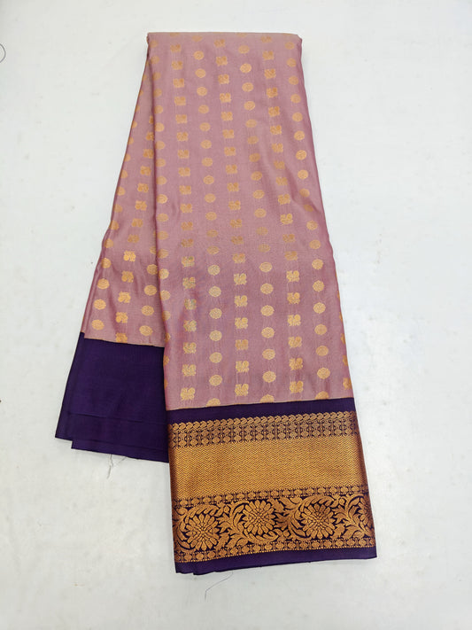 🌺 _Pink Zari SOFT SILK Sarees _🌺