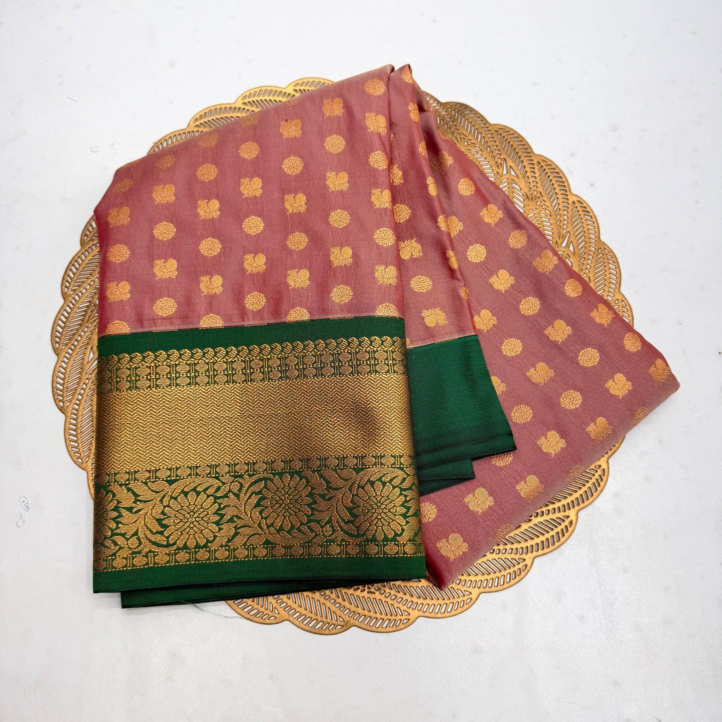 Pink Zari SOFT SILK Sarees _🌺