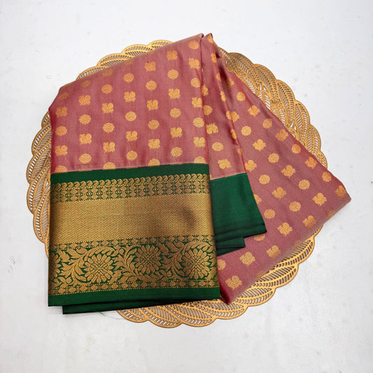 Pink Zari SOFT SILK Sarees _🌺