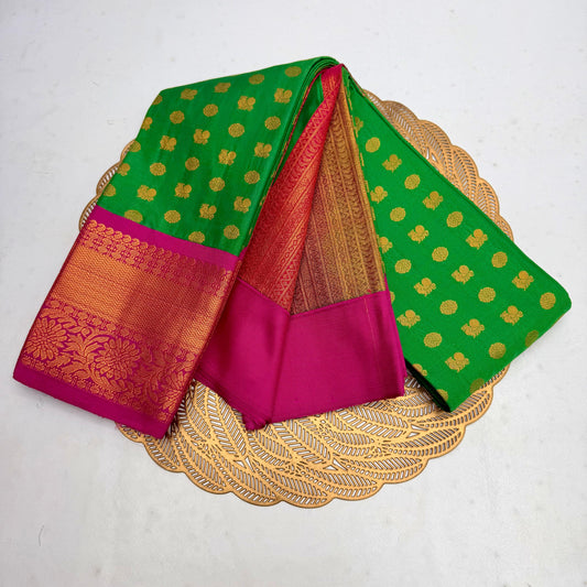 Pink Zari SOFT SILK Sarees _🌺
