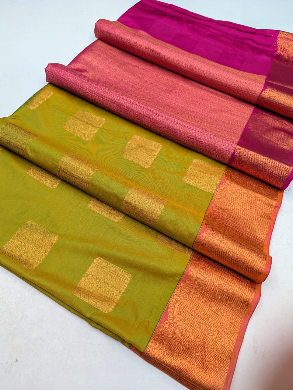 Fancy Border SOFT SILK Sarees