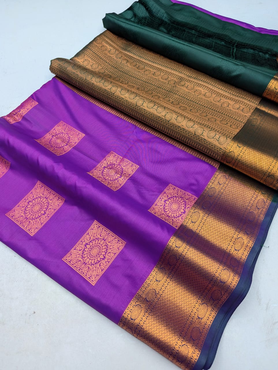 Fancy Border SOFT SILK Sarees