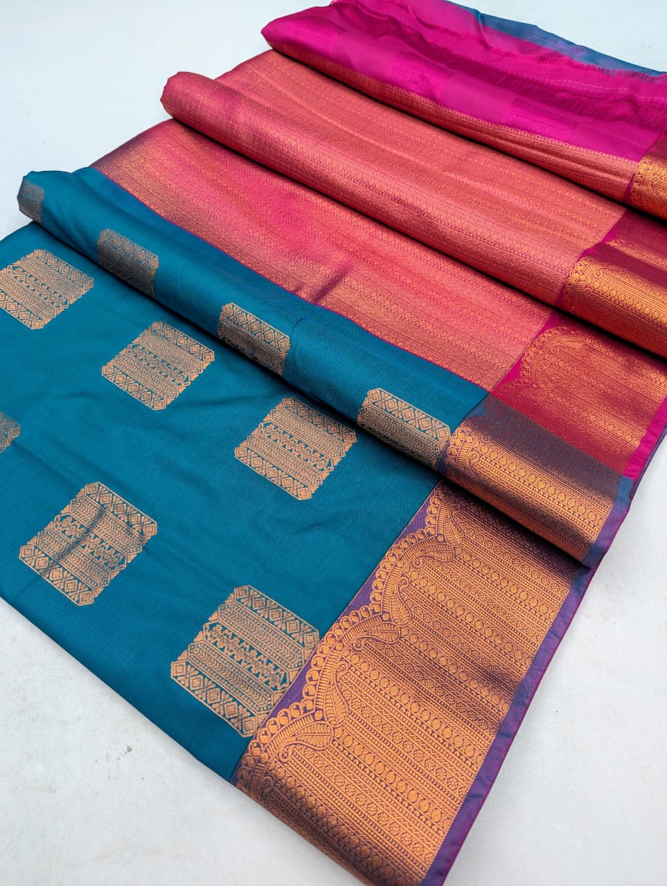 Fancy Border SOFT SILK Sarees