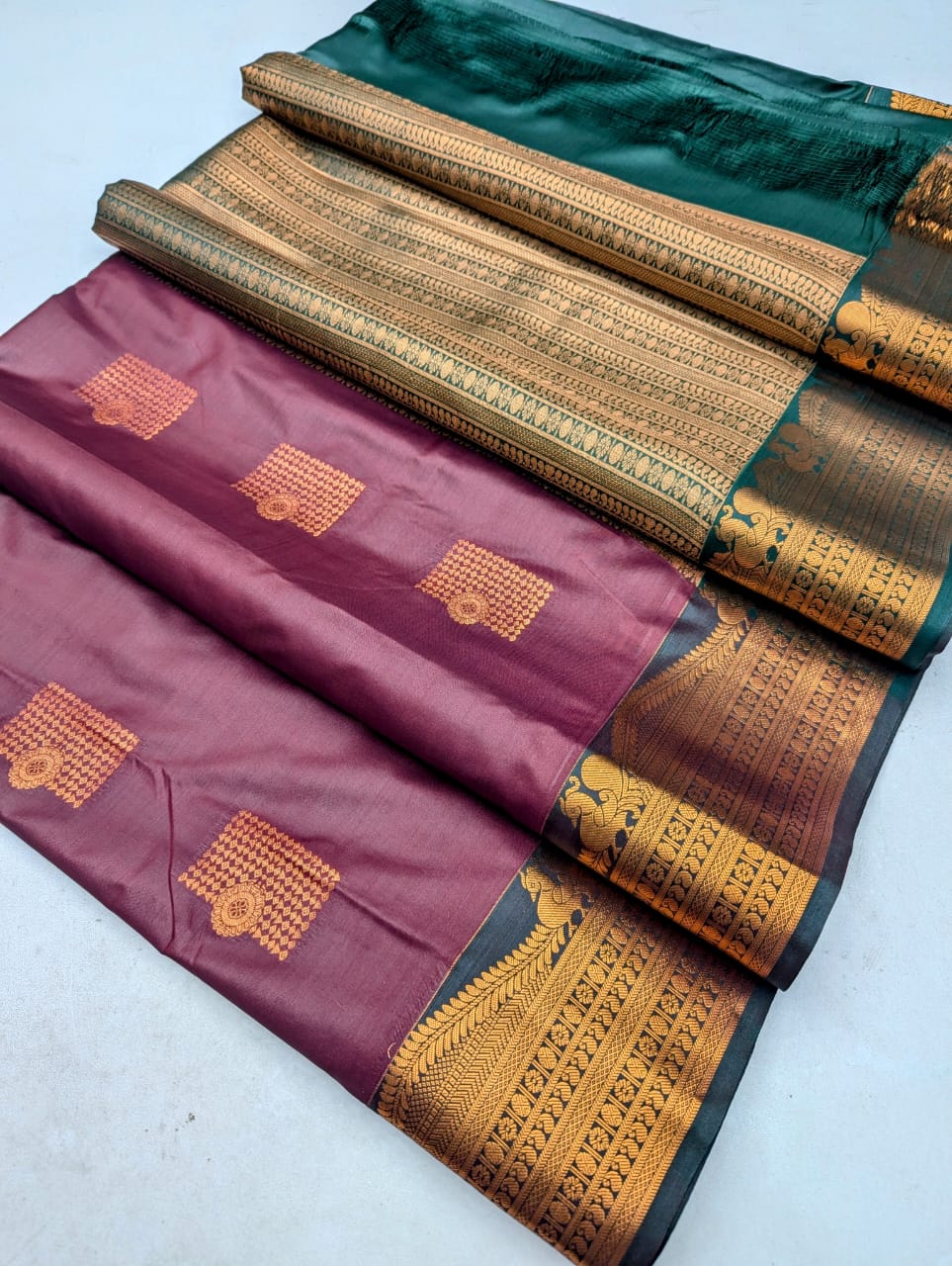 Fancy Border SOFT SILK Sarees