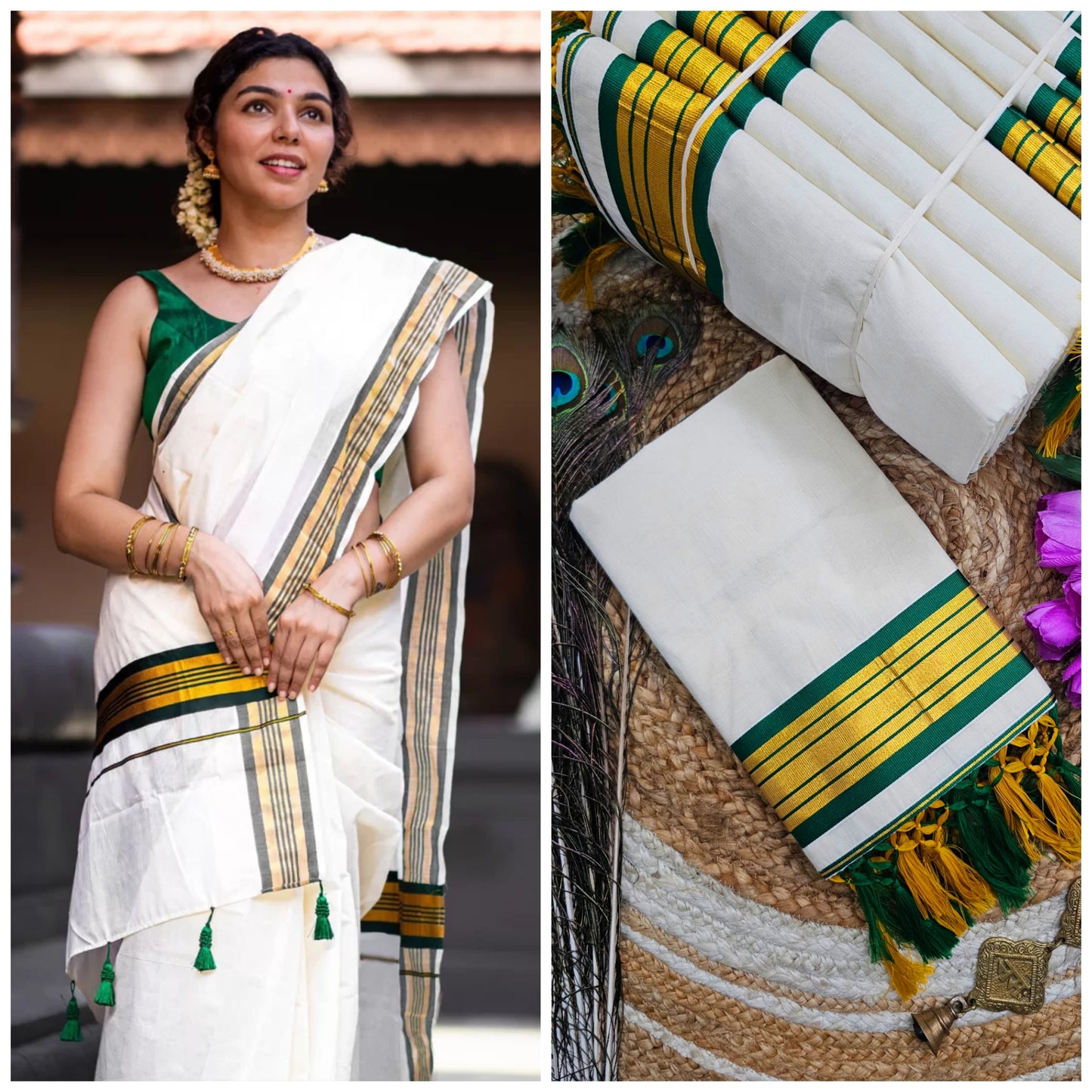 FANCY border Kerala saree
