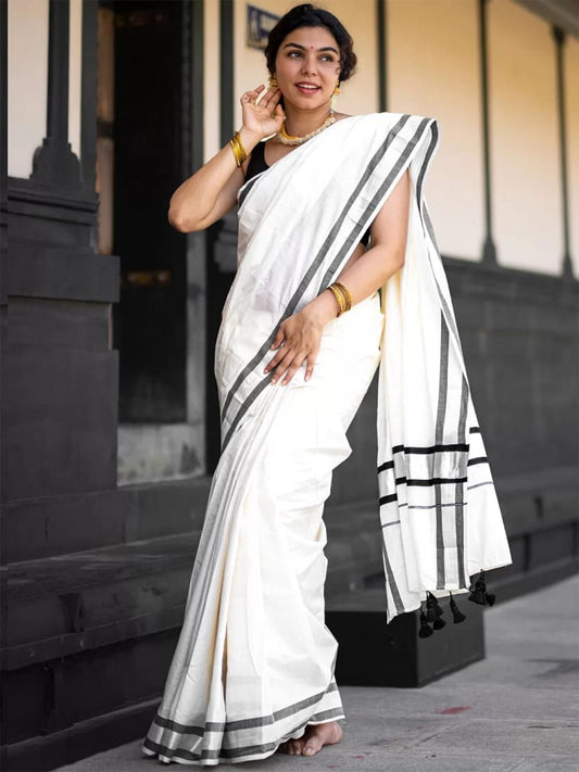 FANCY border Kerala saree