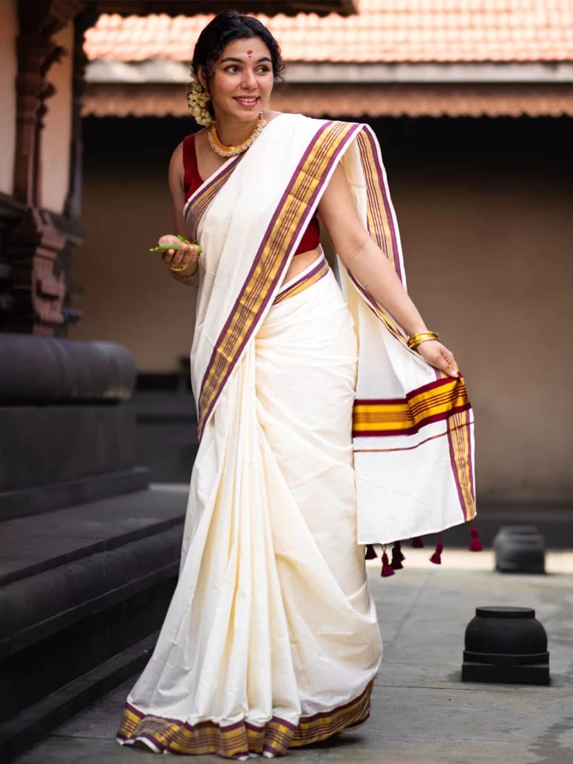 FANCY border Kerala saree