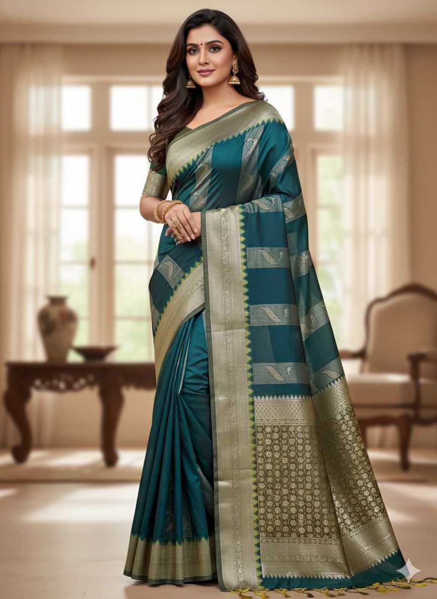 🌺 Luxury yarn kanchipuram  SOFT SILK Sarees _*🌺